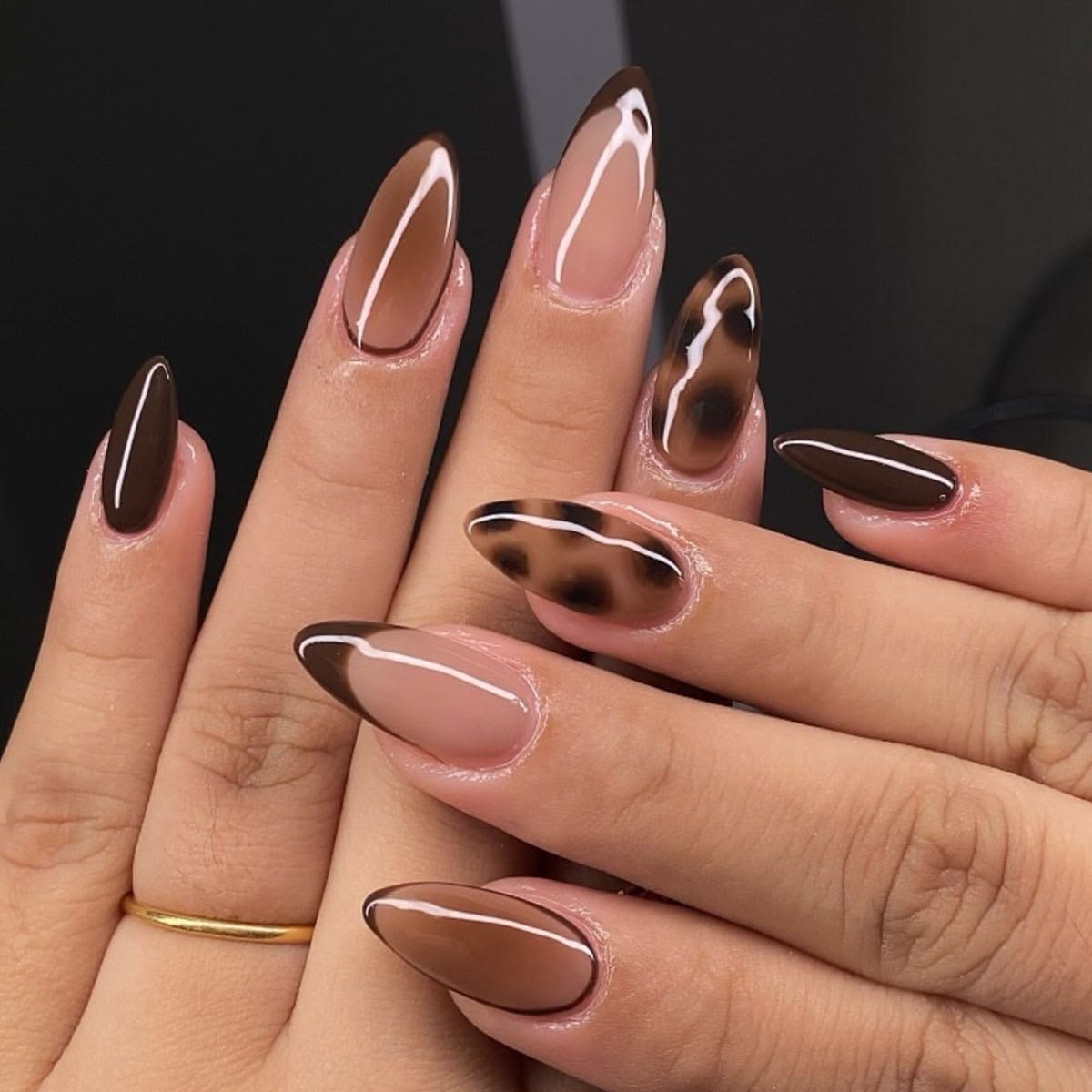 brown nail ideas1 Brown Nail Ideas