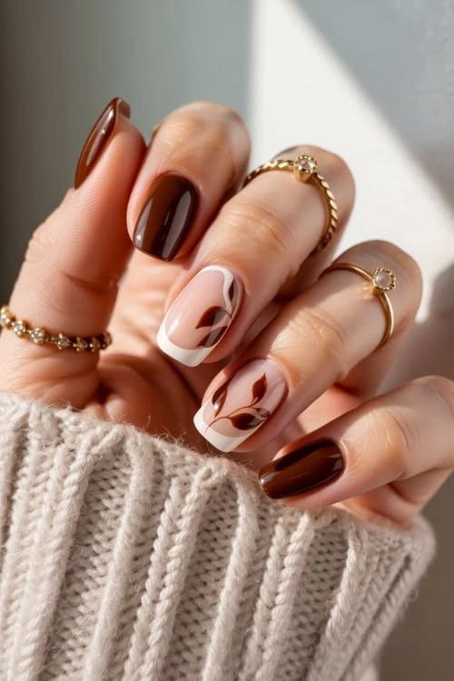 brown nail ideas10 Brown Nail Ideas