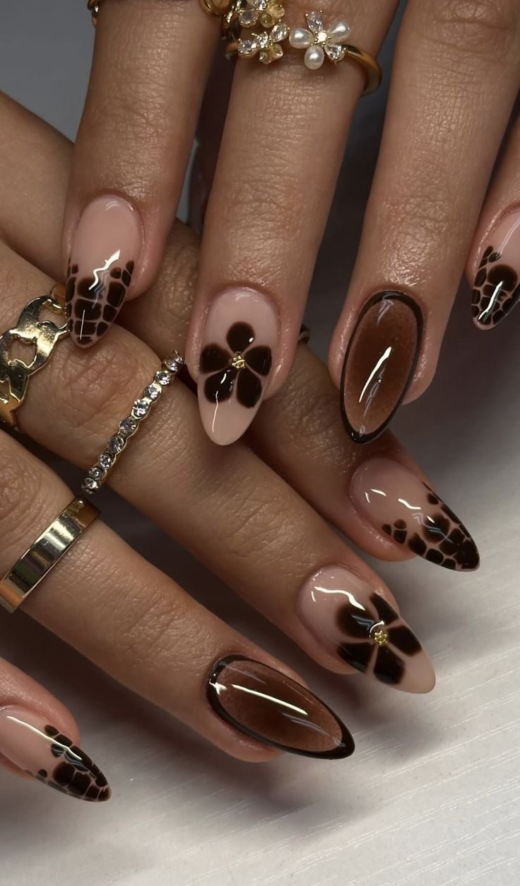 brown nail ideas12 Brown Nail Ideas