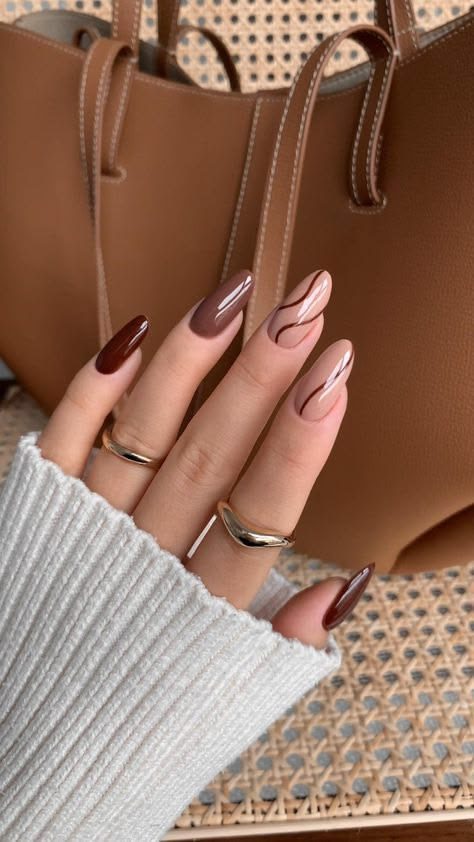brown nail ideas13 Brown Nail Ideas