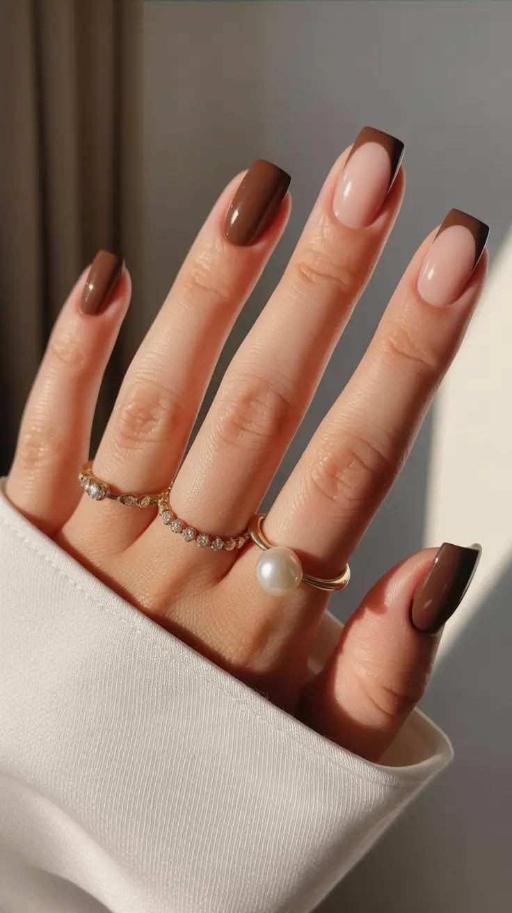 brown nail ideas16 Brown Nail Ideas