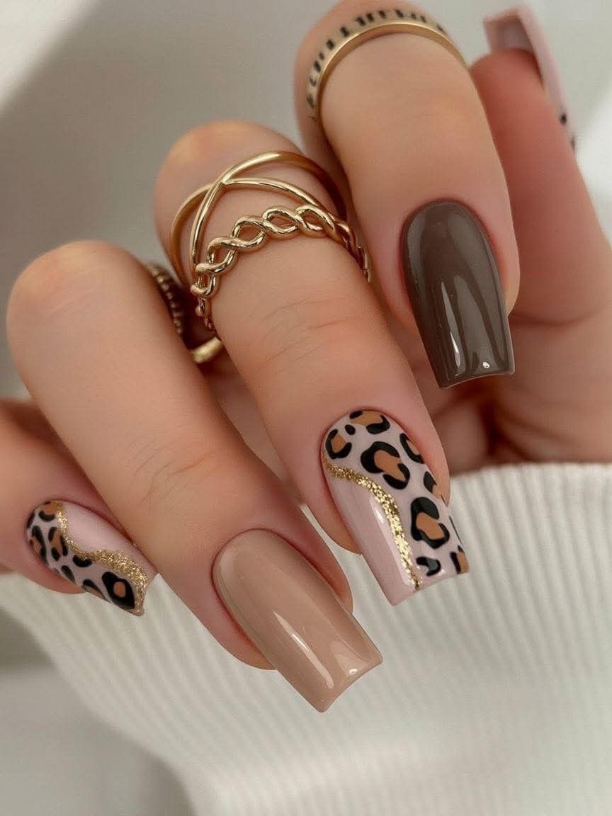 brown nail ideas23 Brown Nail Ideas