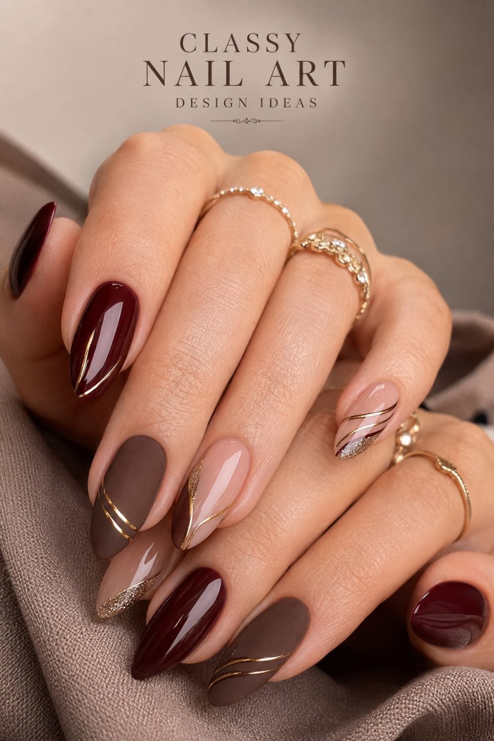 brown nail ideas25 Brown Nail Ideas