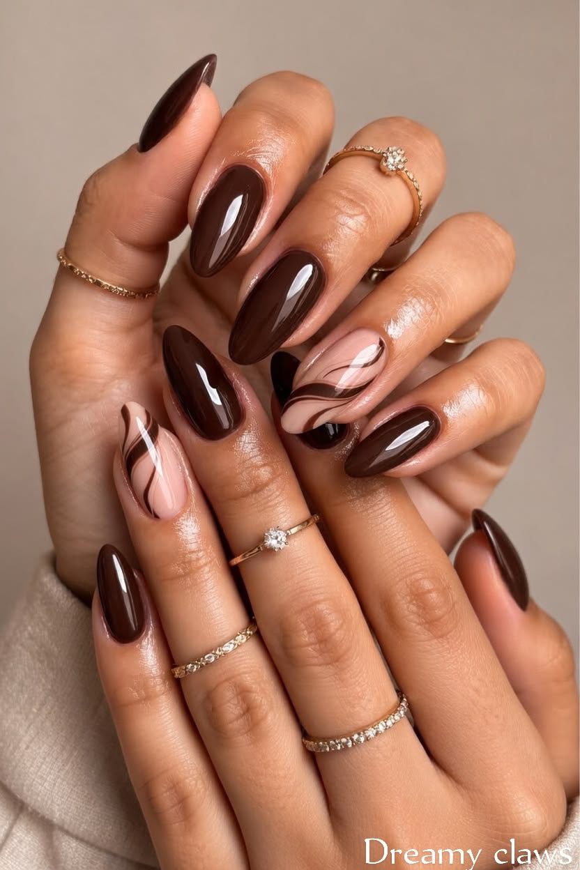 brown nail ideas5 Brown Nail Ideas