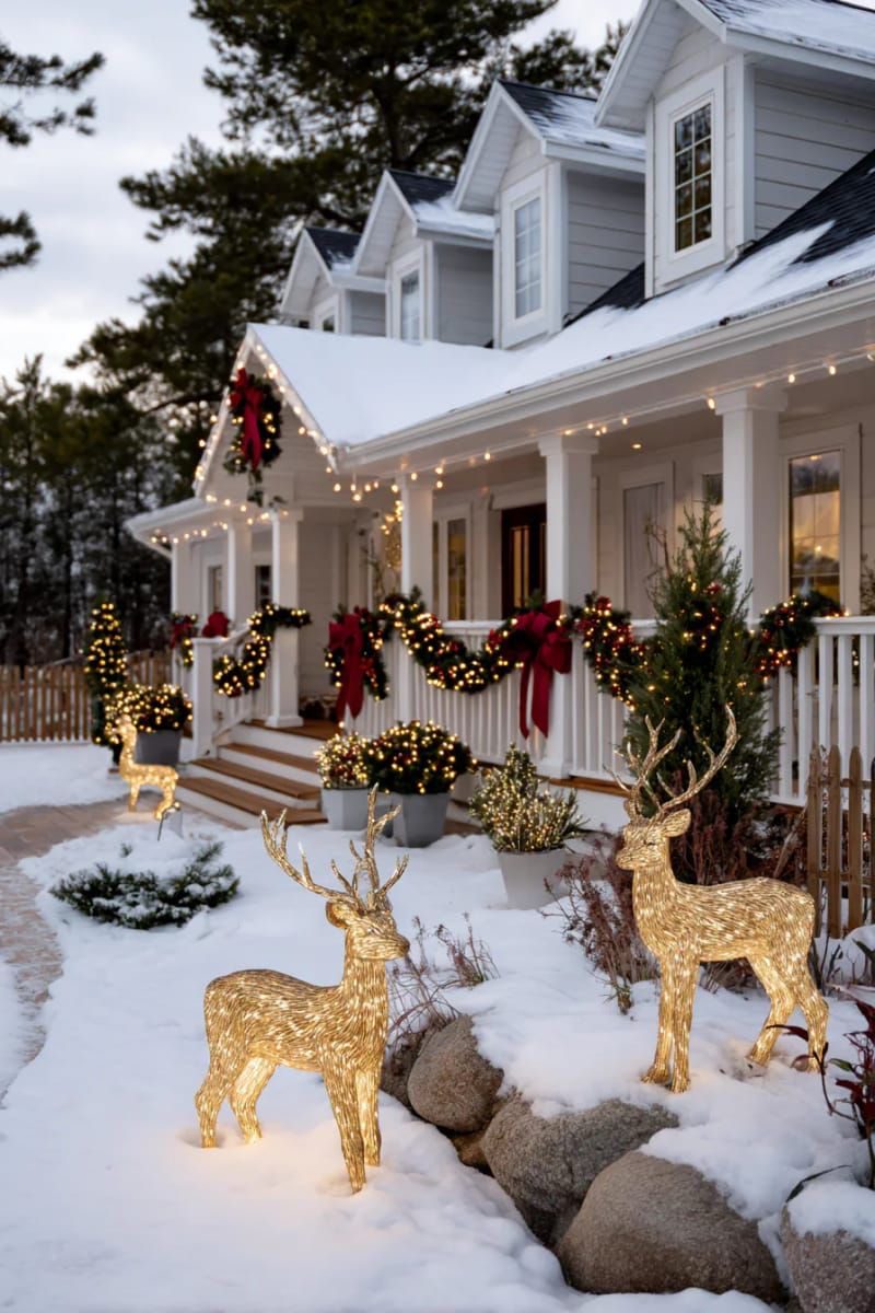 christmas outdoor light3 Christmas Outdoor Display Ideas