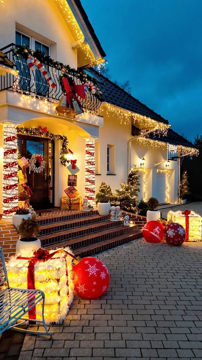 christmas outdoor light4 Christmas Outdoor Display Ideas
