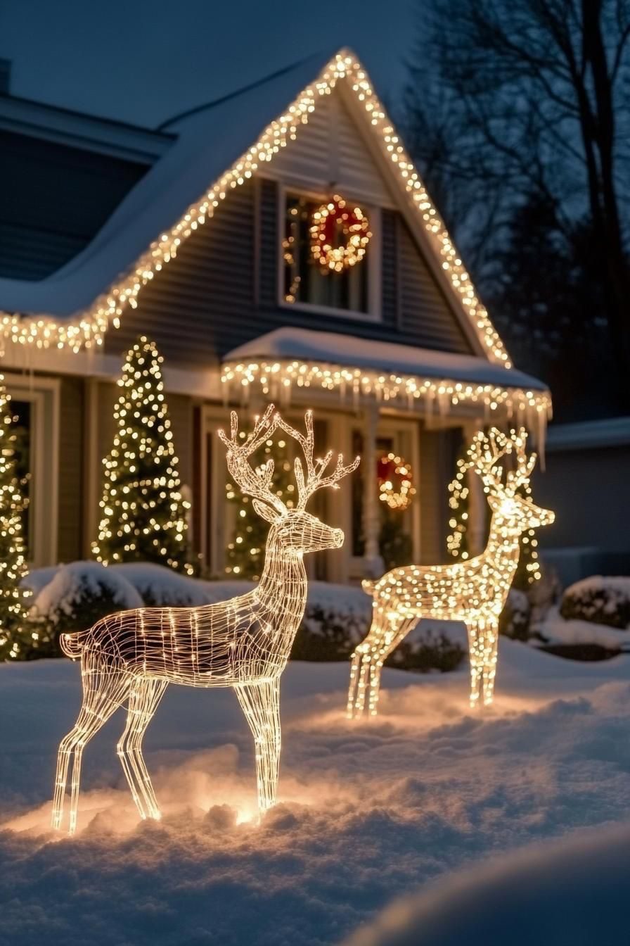 christmas outdoor light8 Christmas Outdoor Display Ideas