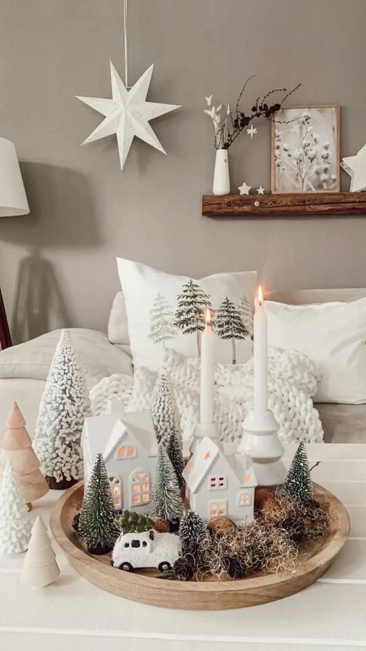 30 White Christmas Decor Ideas for a Winter Wonderland 76 30 White Christmas Decor Ideas for a Winter Wonderland white christmas decor18 White Christmas Decor Ideas