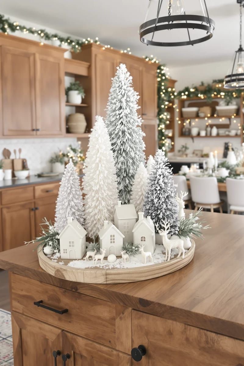 30 White Christmas Decor Ideas for a Winter Wonderland 77 30 White Christmas Decor Ideas for a Winter Wonderland white christmas decor19 White Christmas Decor Ideas