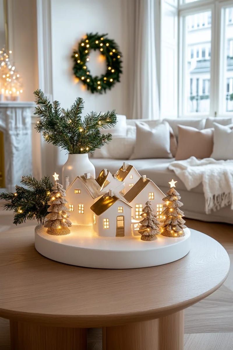 30 White Christmas Decor Ideas for a Winter Wonderland 60 30 White Christmas Decor Ideas for a Winter Wonderland white christmas decor2 White Christmas Decor Ideas