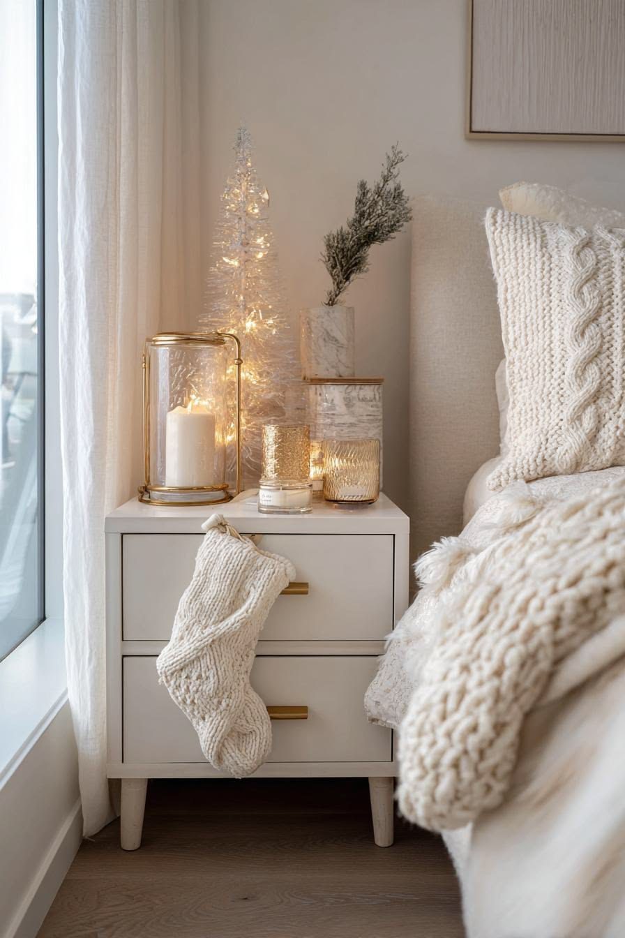 30 White Christmas Decor Ideas for a Winter Wonderland 79 30 White Christmas Decor Ideas for a Winter Wonderland white christmas decor21 White Christmas Decor Ideas