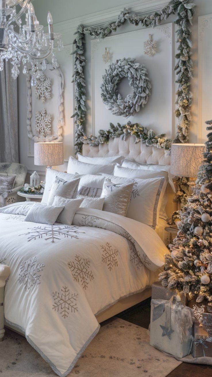 30 White Christmas Decor Ideas for a Winter Wonderland 82 30 White Christmas Decor Ideas for a Winter Wonderland white christmas decor24 White Christmas Decor Ideas