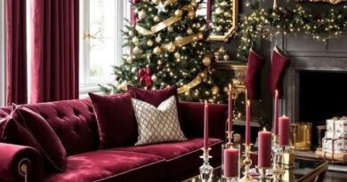 30 Elegant Burgundy Christmas Decor Ideas