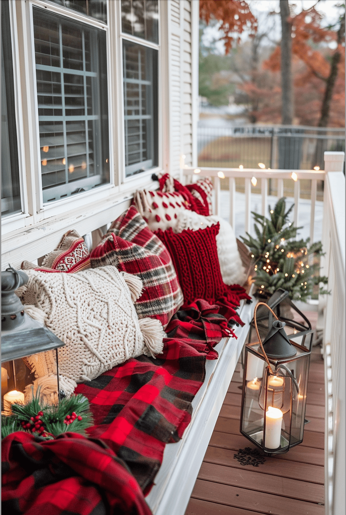 Christmas Balcony Ideas15 Christmas Balcony Ideas