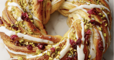 Christmas Breakfast Wreath