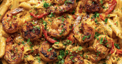 Creamy Cajun Shrimp Penne