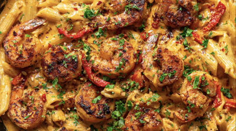 Creamy Cajun Shrimp Penne3