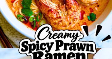 Creamy Spicy Prawn Ramen