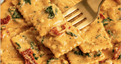Creamy Tuscan Shrimp Ravioli