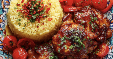 Honey Harissa Chicken Thighs
