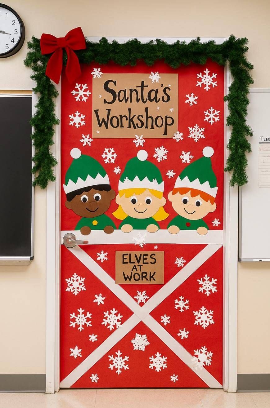 IMG 1738 Christmas Classroom Door Ideas