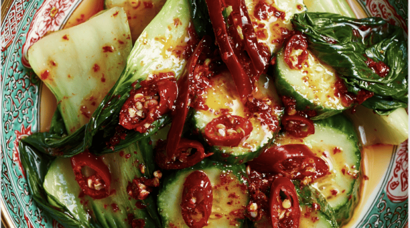 Korean Style Spicy Bok Choy and Cucumber Salad1 Joanna Gaines Christmas Decor