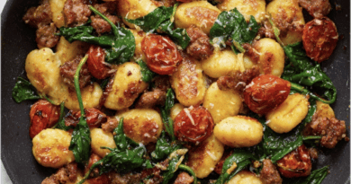 Pan-Fried Sausage Gnocchi