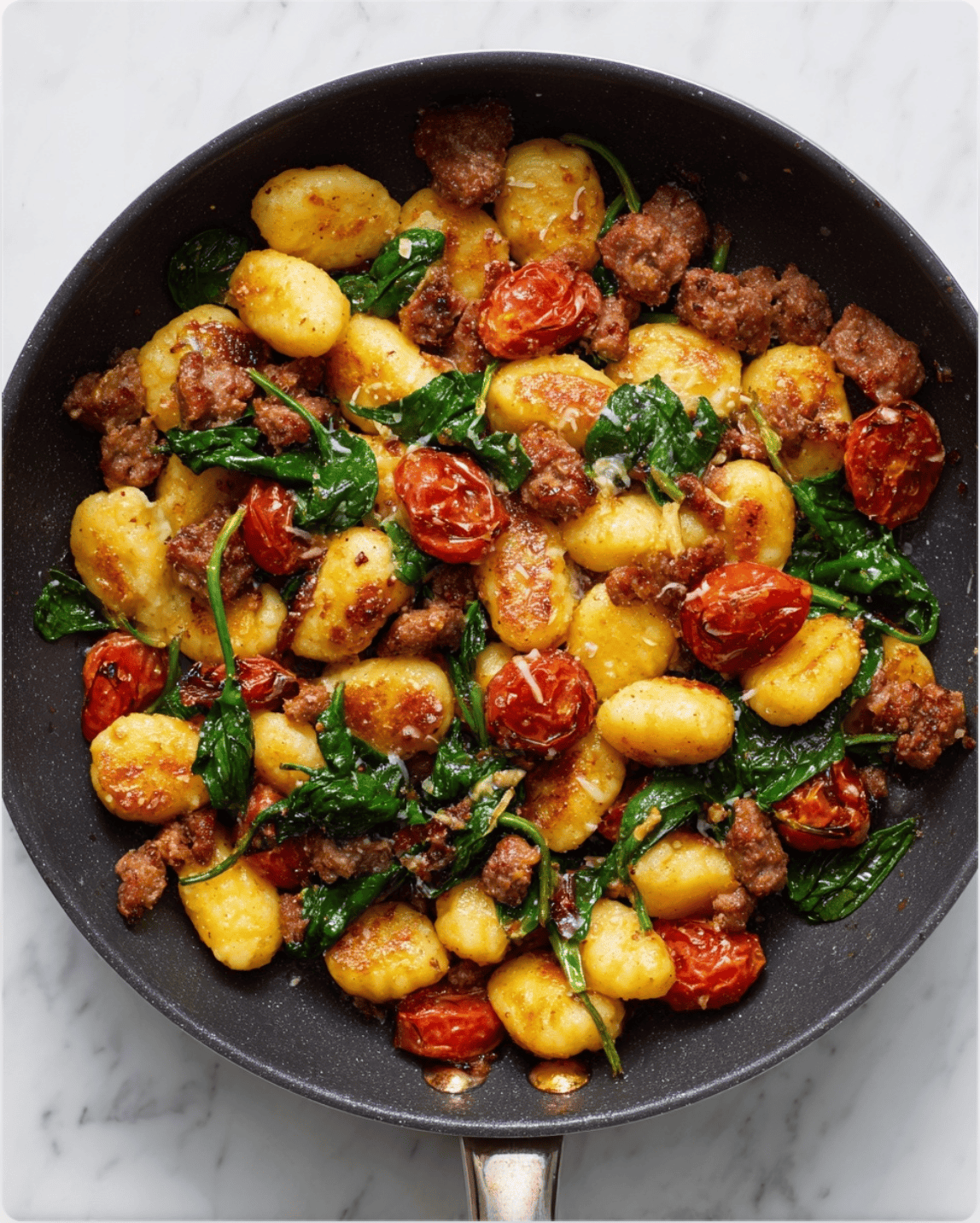 Pan-Fried Sausage Gnocchi 3 Pan-Fried Sausage Gnocchi Pan Fried Sausage Gnocchi2 Pan-Fried Sausage Gnocchi