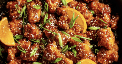 Sticky Orange Chili Chicken