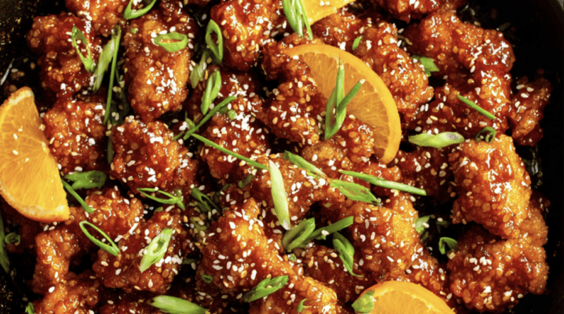Sticky Orange Chili Chicken