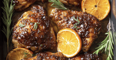 Sticky Orange Ginger Chicken Thighs1