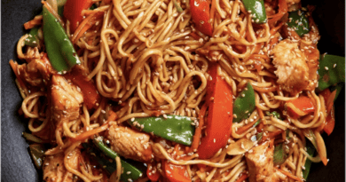 Sweet Chilli Turkey Noodles