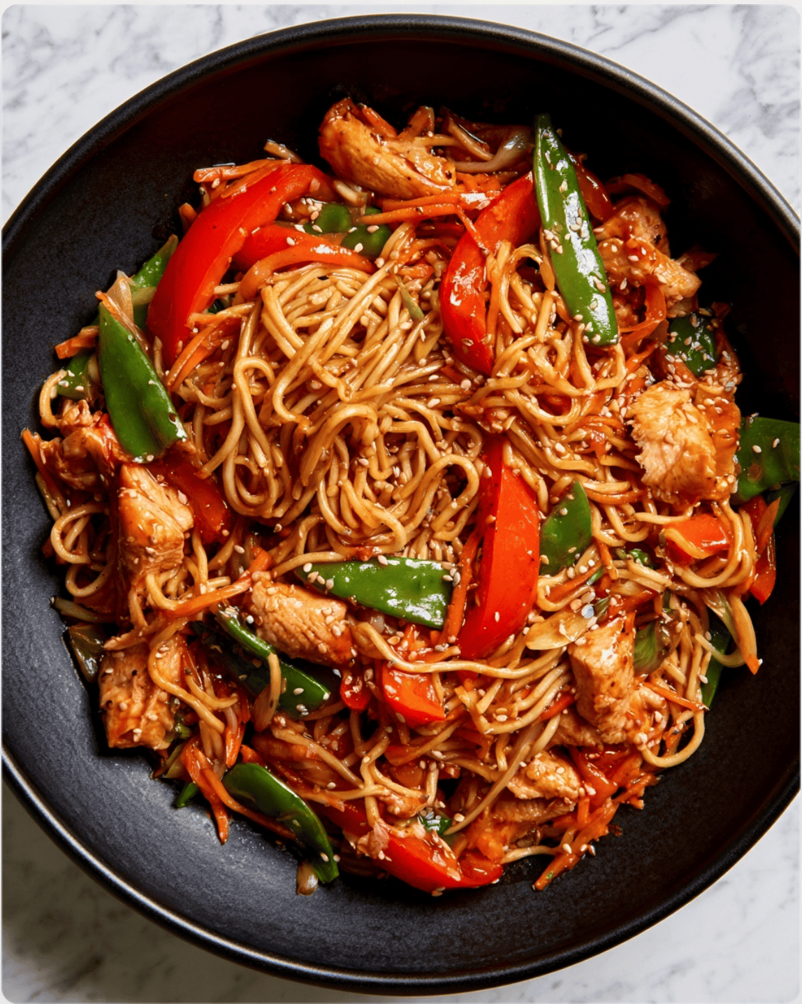 Sweet Chilli Turkey Noodles Sweet Chilli Turkey Noodles