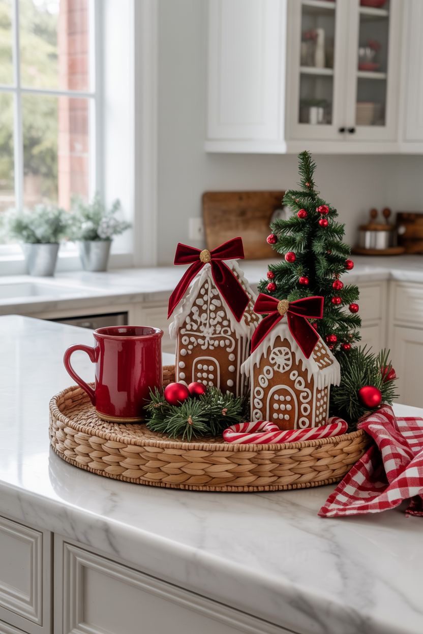 christmas kitchen counter decor14 Christmas Kitchen Counter Ideas