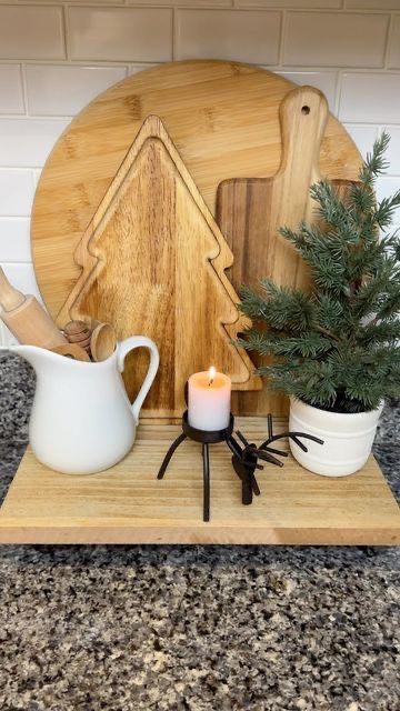 christmas kitchen counter decor16 Christmas Kitchen Counter Ideas