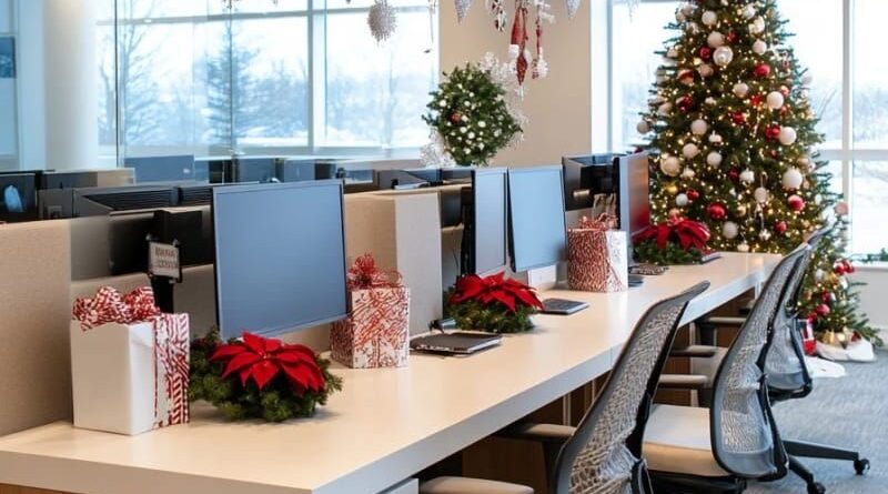 christmas office decor9 Christmas Eve Traditions