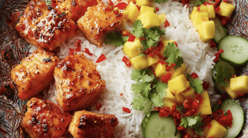 hot honey salmon bites2 Christmas Eve Traditions